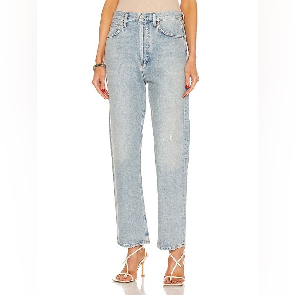 AGOLDE 90s Mid Rise Loose Fit in Semi Tropic